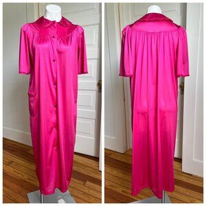 60s Fuchsia Nightgown Pinafore